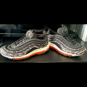 Nike Air Max 97 (Just do it) Black Orange White